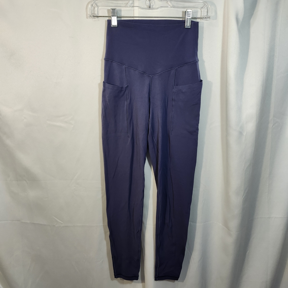 Aerie Deep Purple High-Waisted Leggings